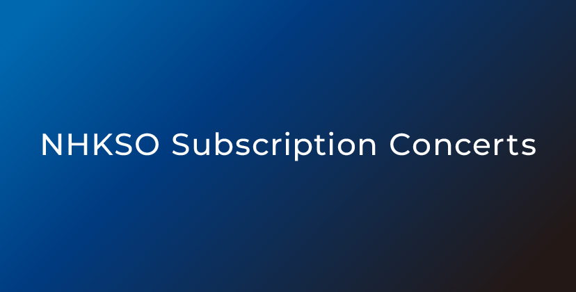 main visual of Subscription Concerts